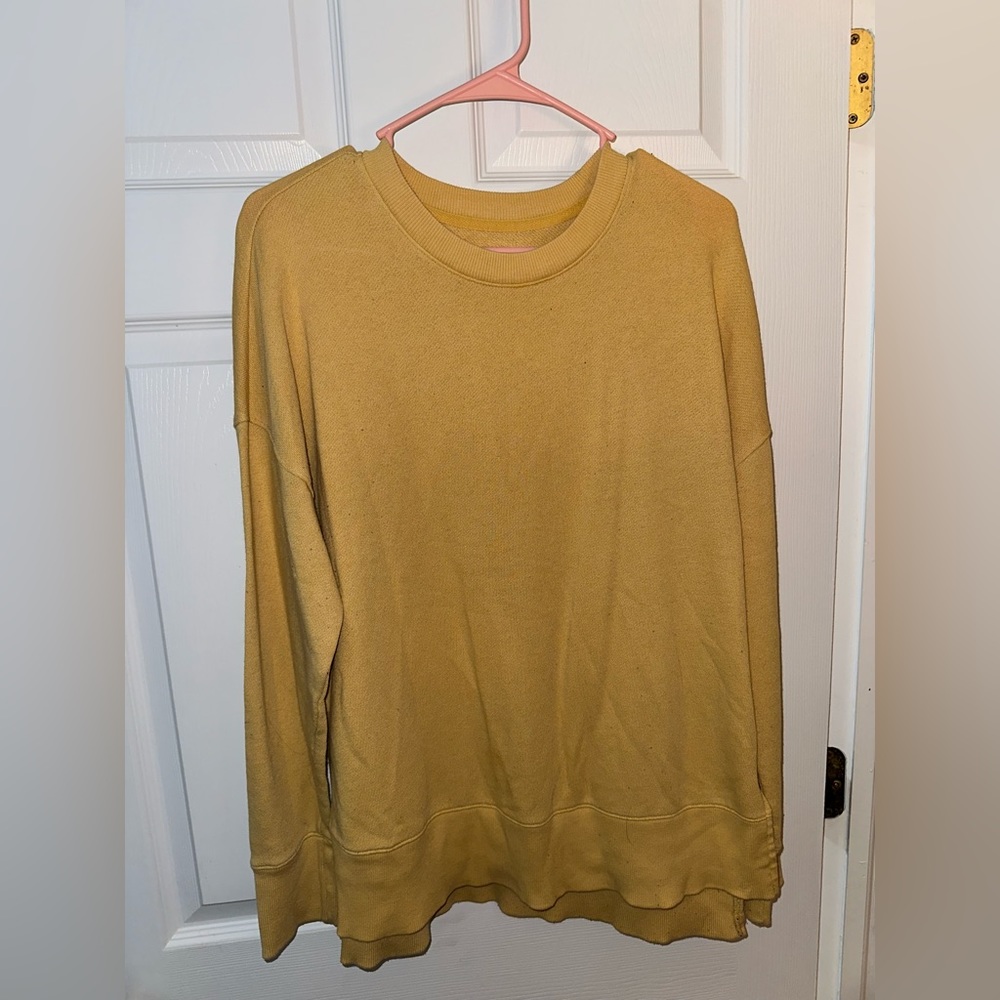 Yellow sweater